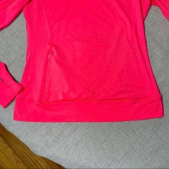 Victoria’s Secret Pink Ultimate Fleece Pullover Cowl Neck Athletic Shirt Small - Picture 8 of 10